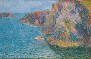 John Peter Russell La Pointe de Morestil par mer calme oil on canvas